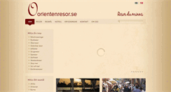 Desktop Screenshot of orientenresor.se